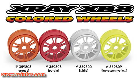 Xray Colored Wheels and Wings