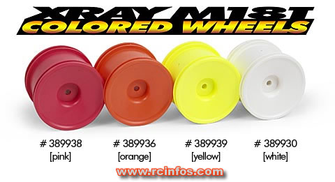 Xray M18T colored wheels