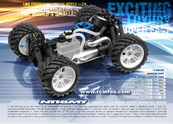 Xray Micro Nitro Trucks 1/18 RTR