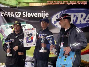 Stefano Solaroli (2nd) /Laurent Buemi (1st) /Gabriel Mutu (3rd)