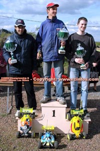 Podium Championnat de France B 1/8 Buggy