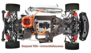 Serpent 720 1/10 Racing Car