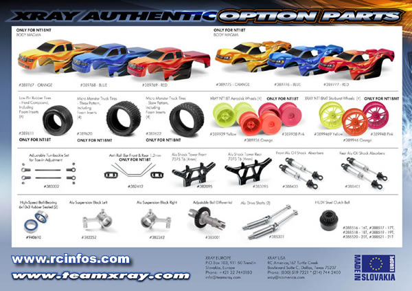 Xray Micro Nitro Trucks 1/18 RTR